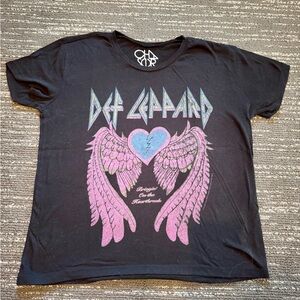 Chaser Black Def Leppard Kids T-Shirt